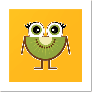 Funny Kiwifruit Posters and Art